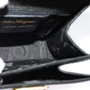 Salvatore Ferragamo Gancini Convertible Top Handle Patent Leather