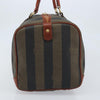 Fendi Vintage Pequin Boston Coated Canvas