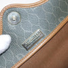 Christian Dior Vintage Honeycomb Flap Coated Canvas