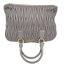 Miu Miu Madras Bowler Matelasse Leather