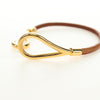 Hermes Jumbo Hook Braided Leather and Metal