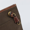Prada Logo Flat Messenger Canvas