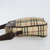 Burberry Zip Messenger Nova check Canvas and Leather