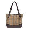 Burberry Nova Check Tote canvas check pattern