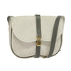 Christian Dior Vintage Honeycomb Flap Canvas and Leather