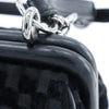 Chanel Vintage CC Side Belted Bowler Check Embossed Velvet