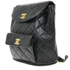 Chanel Duma Drawstring Quilted Leather