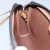 Christian Dior Vintage Honeycomb Canvas and Leather
