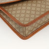 Celine Vintage Macadam Circle Logo Canvas and Leather