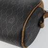 Christian Dior Vintage Honeycomb Canvas and Leather