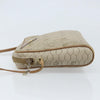 Christian Dior Vintage Honeycomb Canvas and Leather