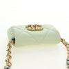 Chanel 19 Convertible Flap Coin Purse With Chain Quilted Lambskin