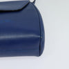 Celine Vintage Circle Logo Leather