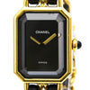 Chanel Premiere Rock Quartz Plated Metal and Leather