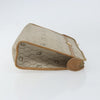 Christian Dior Vintage Honeycomb Zip Canvas and Leather