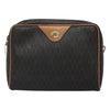 Christian Dior Vintage Honeycomb Canvas and Leather