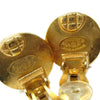 Chanel Vintage CC Round Button Clip-On Metal