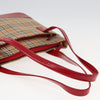 Burberry Nova Check Tote Canvas and Leather
