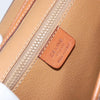 Celine Vintage Macadam Circle Logo Canvas and Leather