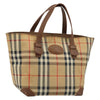 Burberry Nova Check Tote canvas check pattern