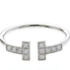 Tiffany & Co. T Wire 18K White Gold with Diamonds