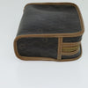 Christian Dior Vintage Honeycomb Zip Canvas and Leather