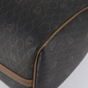 Christian Dior Vintage Honeycomb Boston Canvas and Leather