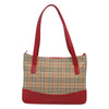 Burberry Nova Check Tote Canvas and Leather