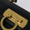 Salvatore Ferragamo Gancini Convertible Top Handle Leather