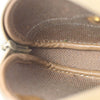 Christian Dior Honeycomb Zip Coin Purse Canvas and Leather