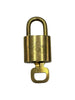 Louis Vuitton Padlock and Key Logo Metal