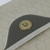 Christian Dior Vintage Honeycomb Flap Canvas and Leather