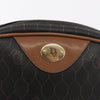 Christian Dior Vintage Honeycomb Canvas and Leather
