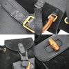 Gucci Vintage Bamboo Suede