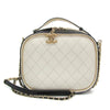 Chanel Vanity Case Quilted Crumpled Calfskin