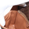 Celine Vintage Macadam Circle Logo Canvas and Leather