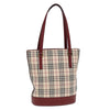 Burberry Nova Check Tote Canvas and Leather