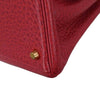 Hermes Kelly Red Clemence with Gold Hardware