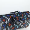 Louis Vuitton Keepall Bandouliere Graffiti Monogram Eclipse Canvas