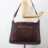 Gucci Logo Crest Messenger Leather