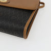 Christian Dior Vintage Honeycomb Canvas and Leather