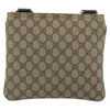 Gucci Zip Top Messenger GG Canvas with Leather