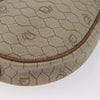 Christian Dior Vintage Honeycomb Canvas and Leather