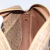 Christian Dior Vintage Honeycomb Canvas and Leather