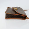 Celine Vintage Macadam Circle Logo Canvas and Leather
