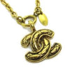 Chanel Vintage Quilted CC Pendant Metal