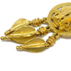 Chanel Vintage CC Round Drop Clip-On Metal