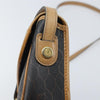 Christian Dior Vintage Honeycomb Canvas and Leather
