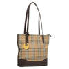 Burberry Nova check Canvas and Leather