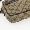 Gucci Wristlet Clutch GG Coated Canvas